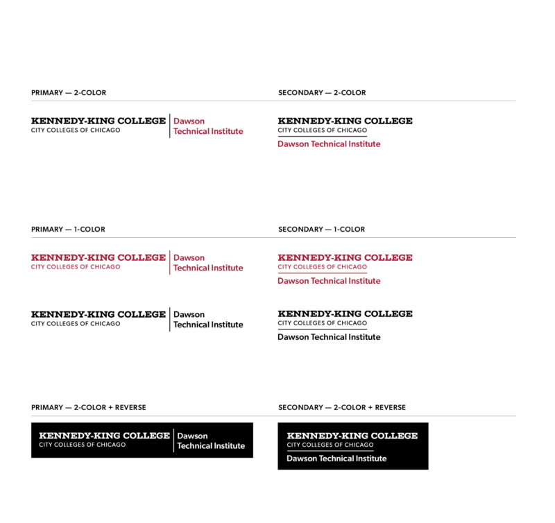 Visuals – City Colleges of Chicago – System Branding