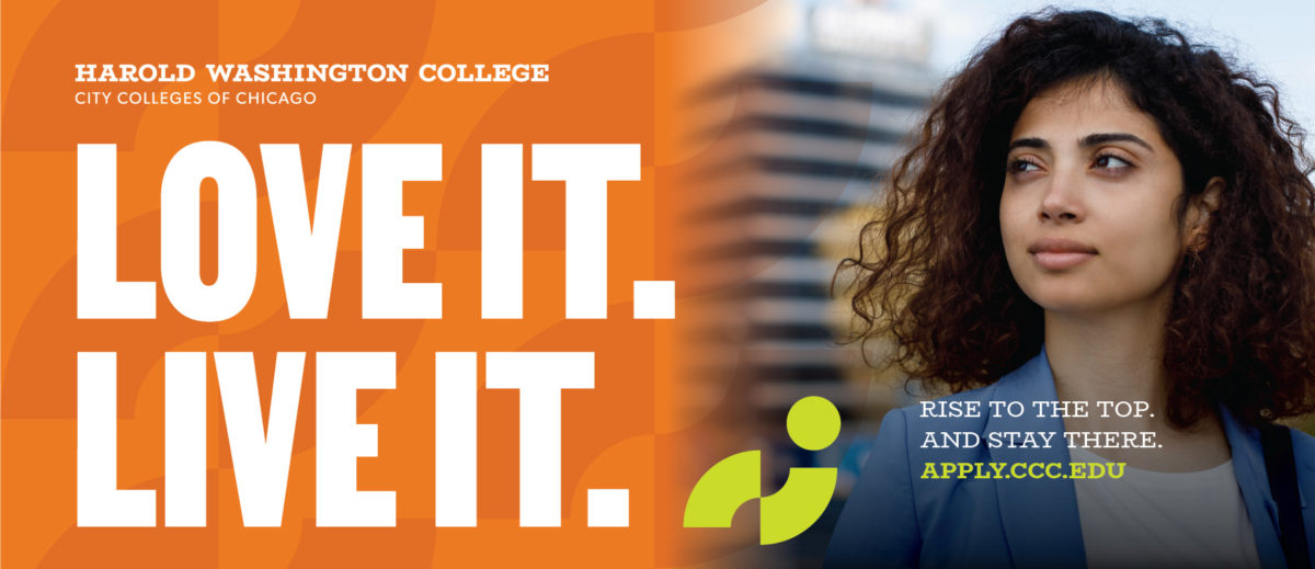 Harold Washington College City Colleges of Chicago System Branding